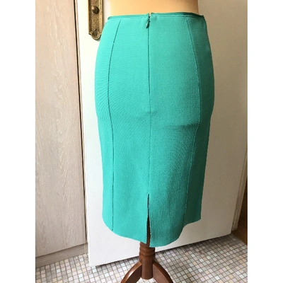 Pre-owned Nina Ricci Wool Mid-length Skirt In Green