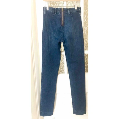 Pre-owned Acne Studios Slim Jeans In Blue