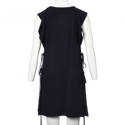 Pre-owned Chloé Mini Dress In Navy