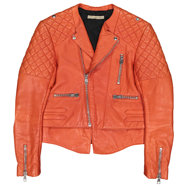 balenciaga jacket mens orange