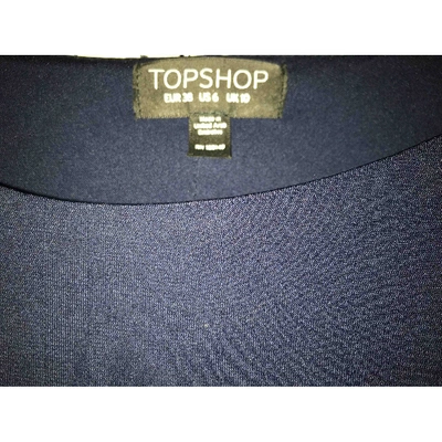 Pre-owned Topshop Unique Mid-length Dress In Blue