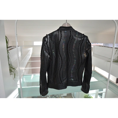 Pre-owned Fendi Black Leather Leather Jackets