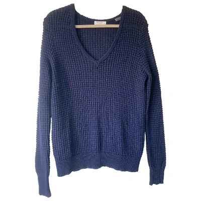 Pre-owned Equipment Cashmere Jumper In Blue