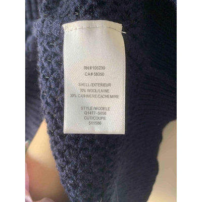Pre-owned Equipment Cashmere Jumper In Blue