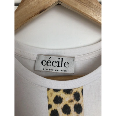 Pre-owned Etre Cecile White Cotton  Top