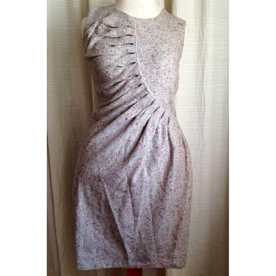 Pre-owned Jil Sander Wool Mid-length Dress In Other