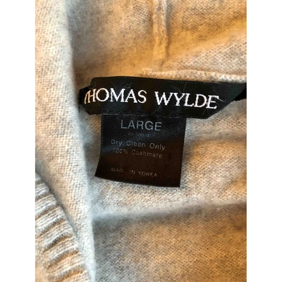 Pre-owned Thomas Wylde Grey Cashmere Knitwear