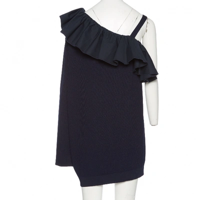 Pre-owned Tommy Hilfiger Mini Dress In Navy