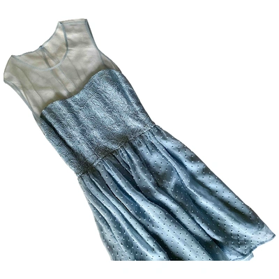 Pre-owned Rodarte Mid-length Dress In Blue