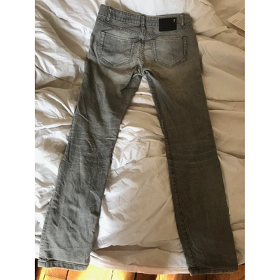 Pre-owned R13 Slim Jeans In Grey