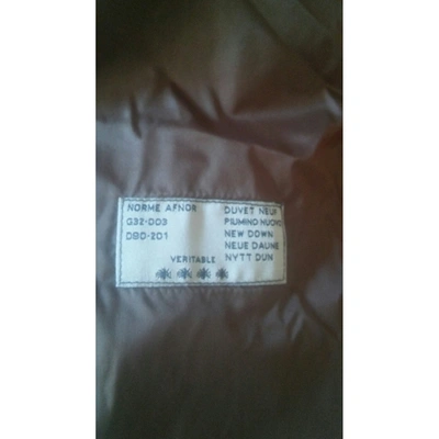 Pre-owned Moncler Long Brown Coat