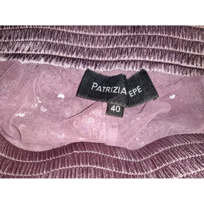 Pre-owned Patrizia Pepe Glitter Combishort In Grey