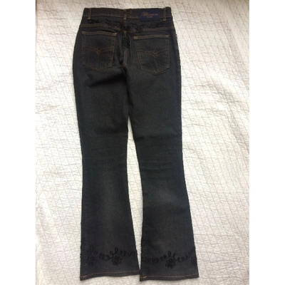 Pre-owned Blumarine Blue Cotton Jeans