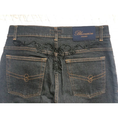 Pre-owned Blumarine Blue Cotton Jeans