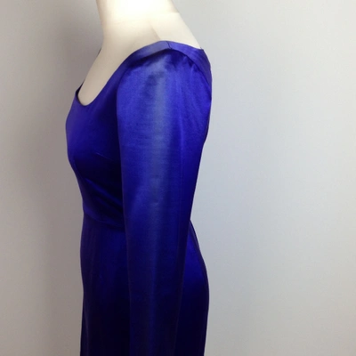 Pre-owned Proenza Schouler Silk Mini Dress In Purple