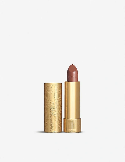 Shop Gucci Rouge À Lèvres Satin Lipstick 3.5g In 201