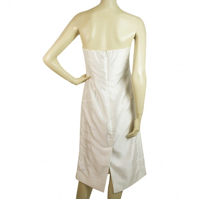 Pre-owned Amanda Wakeley Mid-length Dress In White