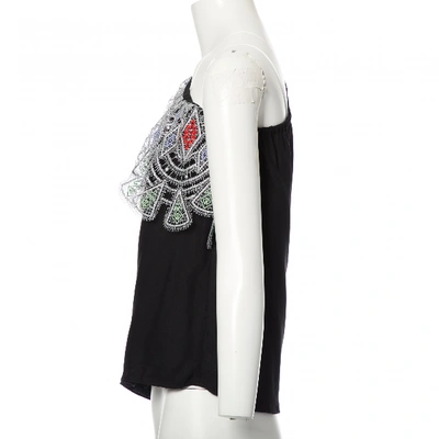 Pre-owned Peter Pilotto Black Viscose Top