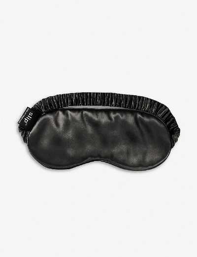 Shop Slip Elasticated Sleep Mask In Charcoal