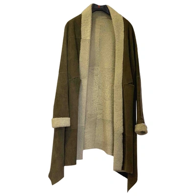 Pre-owned Swildens Brown Suede Coat