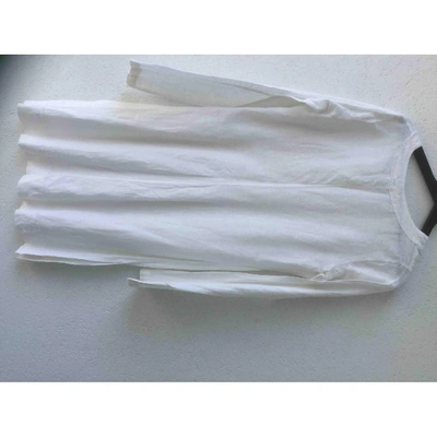 Pre-owned Kristensen Du Nord White Linen Dress