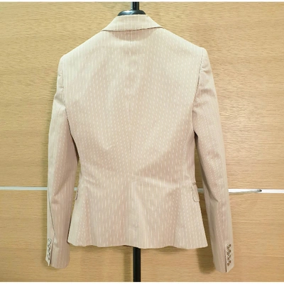 Pre-owned Dolce & Gabbana Beige Cotton Jacket