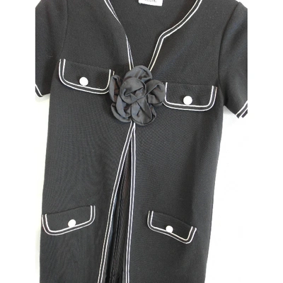 Pre-owned Moschino Black Wool Dress