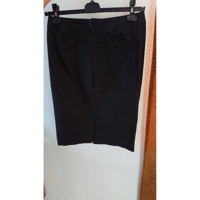 Pre-owned Alessandro Dell'acqua Mid-length Skirt In Black