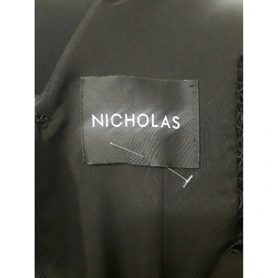Pre-owned Nicholas Mini Dress In Black