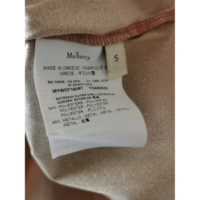 Pre-owned Mulberry Mid-length Skirt In Pink