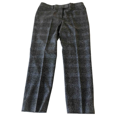 Pre-owned Tommy Hilfiger Straight Pants In Anthracite