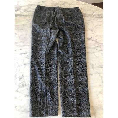 Pre-owned Tommy Hilfiger Straight Pants In Anthracite