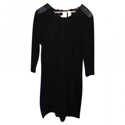 Pre-owned Burberry Cashmere Dress In Black