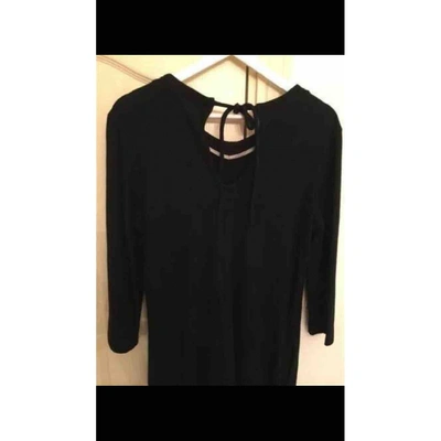 Pre-owned Burberry Cashmere Dress In Black