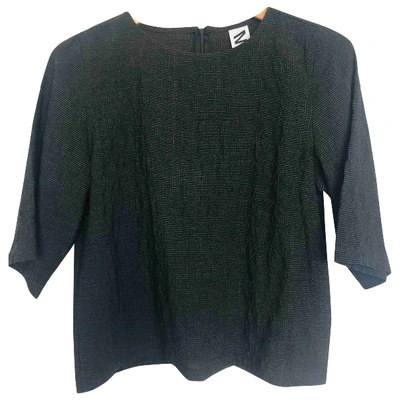 Pre-owned Minimarket Anthracite Cotton  Top