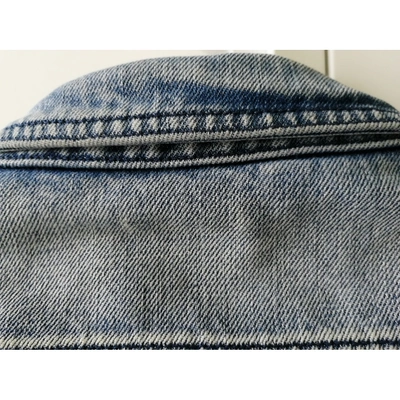 Pre-owned Miu Miu Blue Denim - Jeans Coat