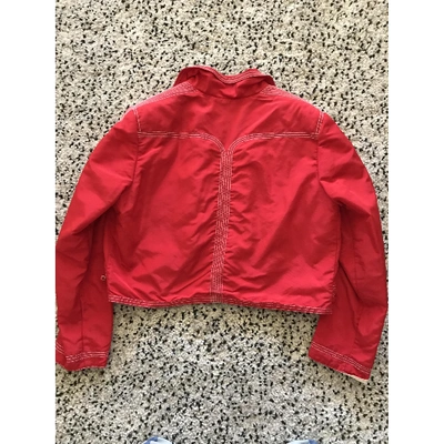 VERSACE Pre-owned Short Waistcoat In Red