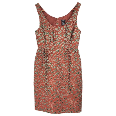 Pre-owned Jcrew Mini Dress In Orange