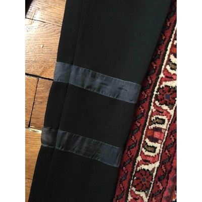 Pre-owned Harmony Straight Pants In Black