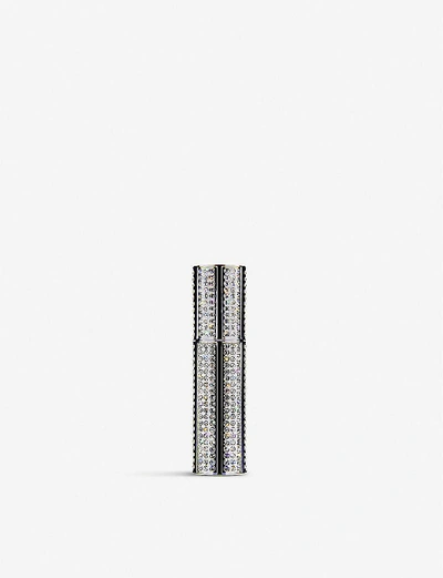 Shop Travalo Divine Hd Swarovski Crystal-embellished Perfume Atomiser 5ml In Silver