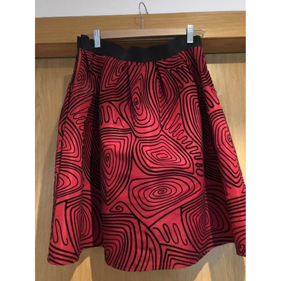 Pre-owned P.a.r.o.s.h Skirt In Red