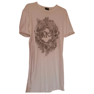 Pre-owned Mcq By Alexander Mcqueen White Cotton Dress