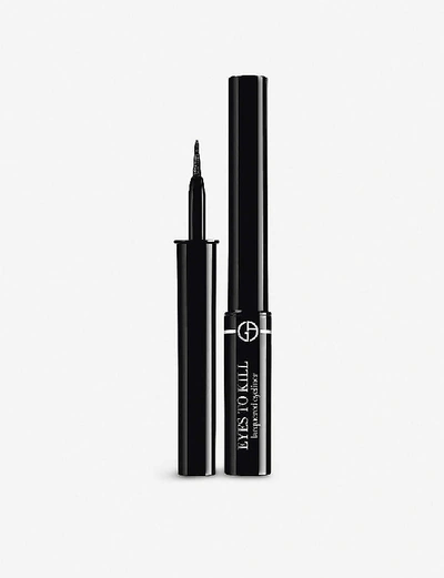 Shop Giorgio Armani Eyes To Kill Lacquered Eyeliner 1.4g In 01