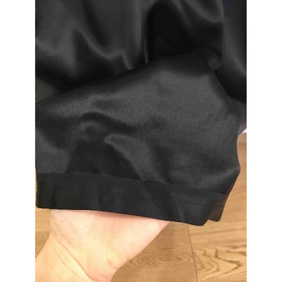 Pre-owned Dolce & Gabbana Silk Mid-length Dress In Black