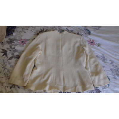 Pre-owned Gerard Darel Yellow Synthetic Jacket