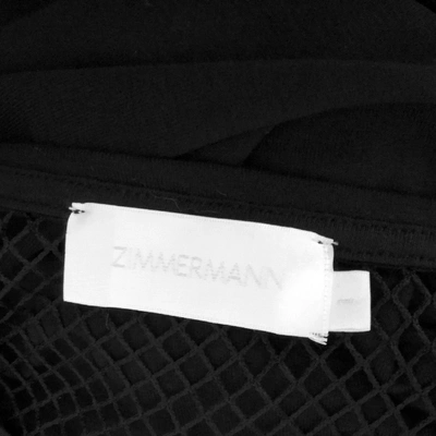Pre-owned Zimmermann Maxi Dress In Black