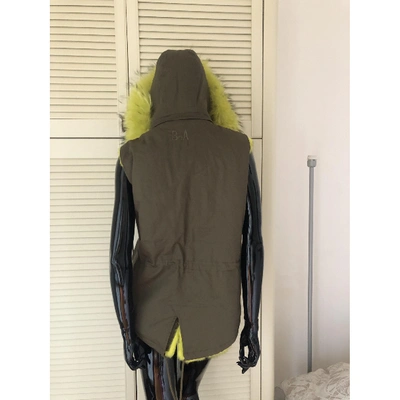 Pre-owned Beayukmui Puffer In Green