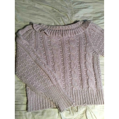 Pre-owned Loveshackfancy Wool Jumper In Pink