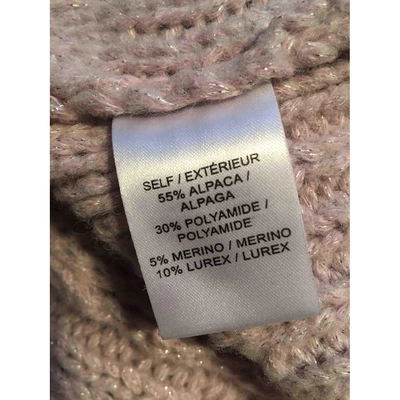 Pre-owned Loveshackfancy Wool Jumper In Pink