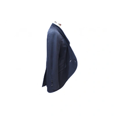 Pre-owned Alexis Mabille Wool Short Vest In Blue